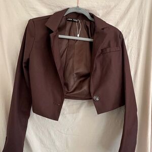 SHEIN cropped blouse